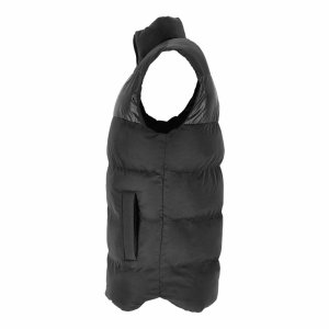 Pikowany męski bezrękawnik ochronny stójka ocieplany wodoodporne panele grzewcze 3 tryby powerbank USB A zamek błyskawiczny NOORVIK 3XL 4