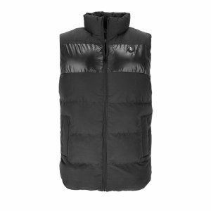 Pikowany męski bezrękawnik ochronny stójka ocieplany wodoodporne panele grzewcze 3 tryby powerbank USB A zamek błyskawiczny NOORVIK 3XL 6