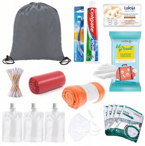 Plecak turystyczny vidaXL Plecak Ewakuacyjny Z Wyposażeniem Zestaw Wszystko Co Potrzeba Readypack X2 Fioletowy 9