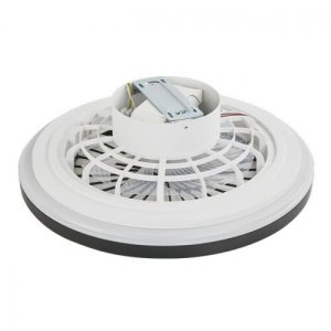 Plafon Led Kleo 36W+15W 3CCT wentylator 50cm czarn 3