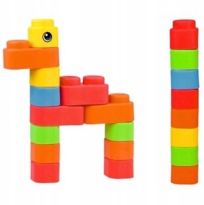 Bounn Miękkie duże klocki dla dzieci 33 elementy 9