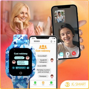 Smartwatch dla Dzieci Dziecięcy Zegarek Rozmowy 4G LTE Lokalizacja GPS Czat 9