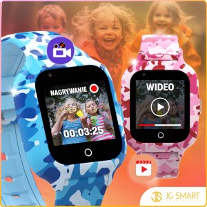 Smartwatch dla Dzieci Dziecięcy Zegarek Rozmowy 4G LTE Lokalizacja GPS Czat 3
