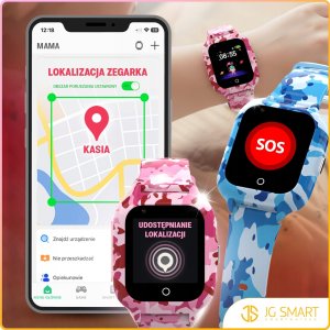 Smartwatch dla Dzieci Dziecięcy Zegarek Rozmowy 4G LTE Lokalizacja GPS Czat 6