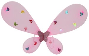 Kostium Wróżki Strój Przebranie Motyla Różowy Skrzydła EDUKAMP 3