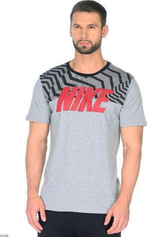 Nike Koszulka męska NSW Tee Rag SWSH PLS BLK szara r. S (856500 063) 1