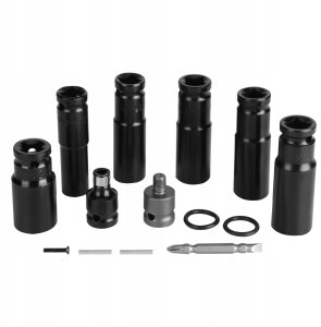 Klucz Udarowy Akumulatorowy Bezszczotkowy Nasadki 2X Aku Mocny 300Nm Do Kół 12