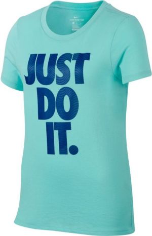 Nike Koszulka dziecięca G NK Dry Tee DF Tempest JDI niebieska r. M (862595 446) 1