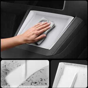 Ładowarka Spigen Tesla Wireless Charging Pad Cover, white - model Y 2025 9