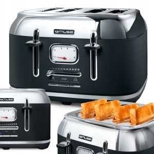 Toster Muse TOSTER MS-131BS 1800W 4 gniazd 7