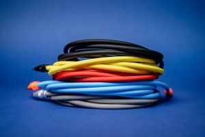 Newell NL4988 Kabel USB-C 100 W 2 m silikonowy czerwono-granatowy 5