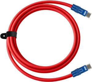 Newell NL4988 Kabel USB-C 100 W 2 m silikonowy czerwono-granatowy 8