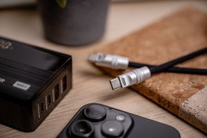 NEWELL NL4984 Kabel USB-C 100 W 2 m silikonowy czarny 2