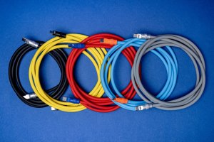 Kabel USB Newell NL4986 Kabel USB-C 100 W 2 m silikonowy niebiesko-pomarańczowy 6