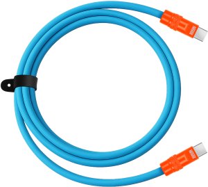 Kabel USB Newell NL4986 Kabel USB-C 100 W 2 m silikonowy niebiesko-pomarańczowy 9