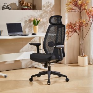 Krzesło biurowe Cobra Office Plus HF504BK Czarne 6