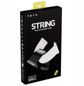 TRYX STRING PCIe 5.0 x16 Riser Kabel, 200mm - biały 6