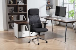 Krzesło biurowe Cobra Office Plus HF500BK Czarne 3