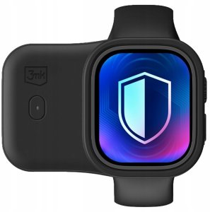 3MK Etui Endurance Powerbank Case do Apple Watch 44mm/45mm 2,5W 1200mAh USB-C czarny 3