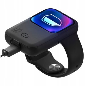 3MK Etui Endurance Powerbank Case do Apple Watch 44mm/45mm 2,5W 1200mAh USB-C czarny 4