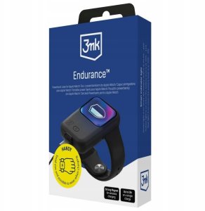 3MK Etui Endurance Powerbank Case do Apple Watch 44mm/45mm 2,5W 1200mAh USB-C czarny 9