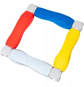 Ścieżka Sensoryczna Trening Równowagi Modułowy Tor Balansowy 65 X 65 Cm 2