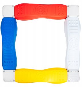 Ścieżka Sensoryczna Trening Równowagi Modułowy Tor Balansowy 65 X 65 Cm 5