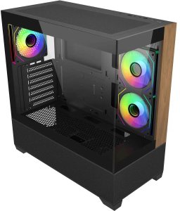 Obudowa Cooler Master Elite 690 Wood ARGB czarna (E690-KHNN-S00) 3