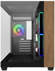 Obudowa Cooler Master Elite 481 Wood ARGB czarna (E481-KHNN-S00) 2