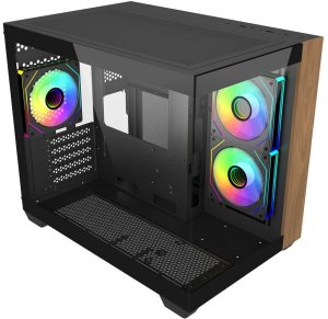 Obudowa Cooler Master Elite 481 Wood ARGB czarna (E481-KHNN-S00) 3