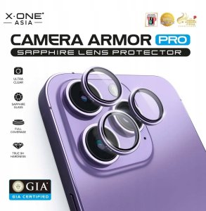 X-One Szkło szafirowe na obiektyw aparatu Camera Armor Pro - do iPhone 17 5