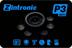 Kamera Obrotowa IP P3 DARK WiFi 3MPx Zintronic IKPW330V1-B 2
