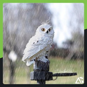 2x LAMPA SOLARNA LED OZDOBNA SOWA ŚWIECĄCA OGRODOWA Z CZUJNIKIEM ZMIERZCHU 2