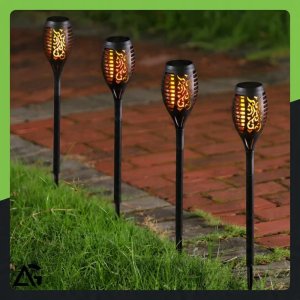 ARSA-GO 8x LAMPA OGRODOWA WBIJANA LED POCHODNIA DO OGRODU PŁOMIEŃ 50cm 3