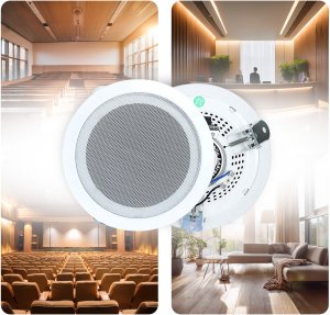 AudioPort Głośnik sufitowy 6'' 10W/100V AB115 one size 8