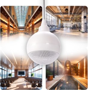 AudioPort Głośnik wiszący 15W/100V AW15-W biały 12