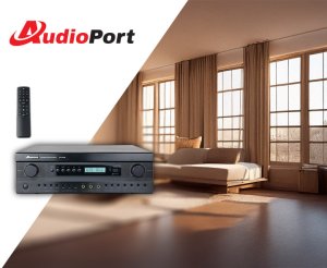AudioPort Wzmacniacz audio 2x 200W karaoke DSP HDMI pilot KC8200 one size 2
