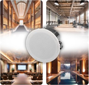 AudioPort Głośnik sufitowy aktywny 4,5'' 4x 30W 8Ohm ZS883A 11