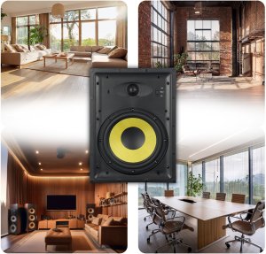 AudioPort Głośnik pasywny do zabudowy 8'' 100W/8 Ohm 818A one size 16