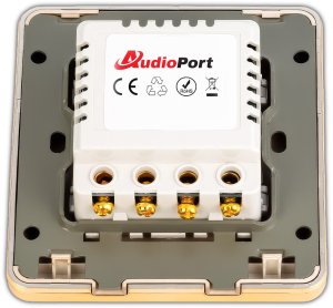 AudioPort Regulator głośności 10W/100V - ARG1 złoty one size 2