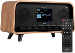 Radio Audizio Radio DAB+ i FM w stylu retro jasne drewno one size 3