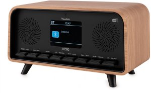 Radio Audizio Radio DAB+ i FM w stylu retro jasne drewno one size 5