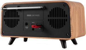 Radio Audizio Radio DAB+ i FM w stylu retro jasne drewno one size 8