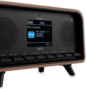 Radio Audizio Radio DAB+ i FM w stylu retro jasne drewno one size 9