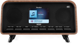 Radio Audizio Radio DAB+ i FM w stylu retro Desio ciemne drewno one size 5