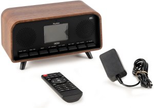 Radio Audizio Radio DAB+ i FM w stylu retro Desio ciemne drewno one size 6