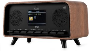 Radio Audizio Radio DAB+ i FM w stylu retro Desio ciemne drewno one size 8