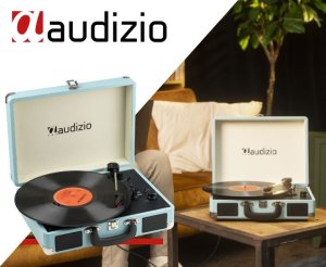Gramofon Audizio Gramofon w walizce z BT In/Out RP116BL niebieski one size 2