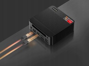 BOSGAME P4 Plus Dual 2.5G Mini PC AMD Ryzen 7 GB DDR4 RAM SSD 5825U 32+1TB 6