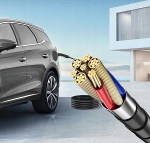 EVDANCE Mobile Wallbox stacja ładująca 11kW kabel 2CEE 7,8m 3-fazowy 6-16A 2